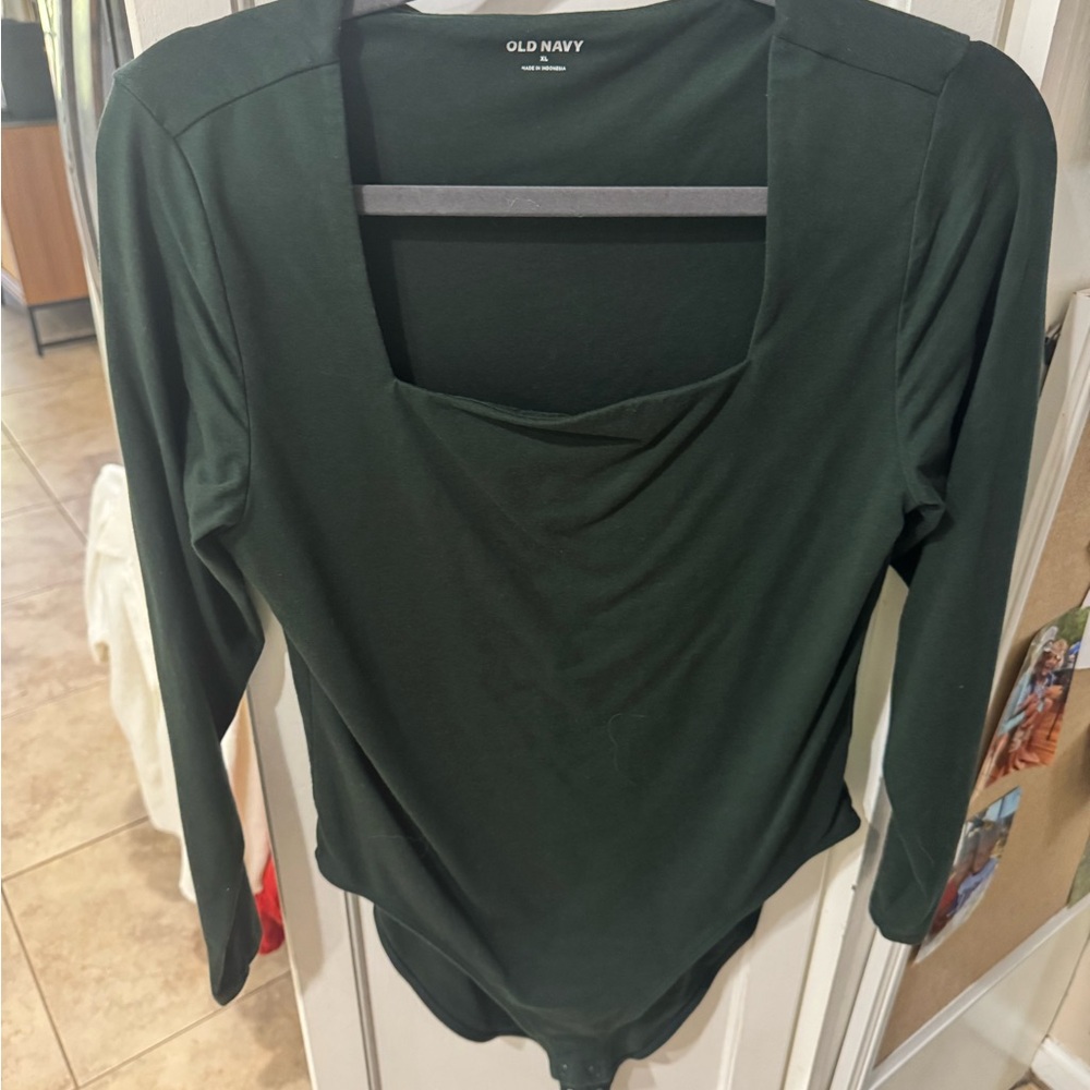 Old Navy Women's Dark Green Bodysuit
